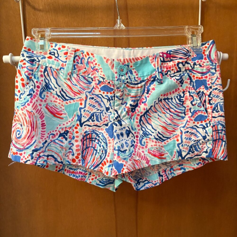 Lilly Pulitzer The Walsh Shell Me About It Short Size 2